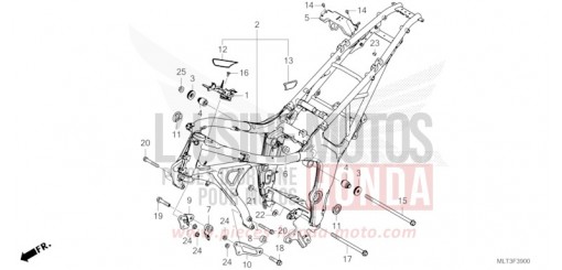 FRAME BODY CB1000GTT de 2026
